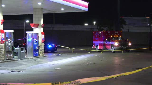 Man shot to death in Houston Exxon gas station parking lot on Bissonnet