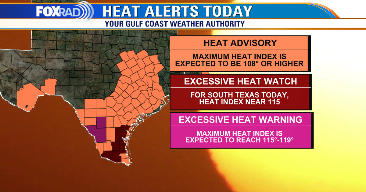 Houston weather: Heat advisory in effect as heat wave begins | FOX 26 ...