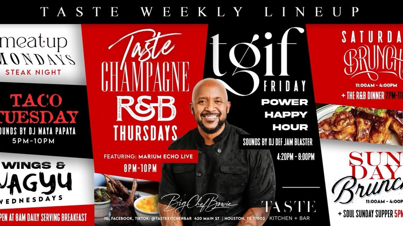 Taste Kitchen Bar Downtown Houston Announces New Weekly Lineup Food   Thumbnail Fno Logpy 2 Copy 2 