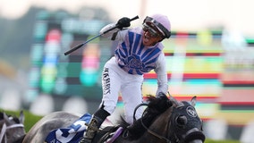 Belmont Stakes: Arcangelo crosses finish line first, making Jena Antonucci first female trainer to win race