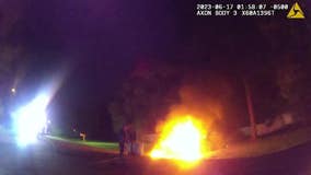 Roman Forest crash kills 2 after car became engulfed in flames, police suspect alcohol may have been a factor