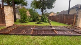 VIDEOS: Houston severe weather causes damage, fallen trees in neighborhoods
