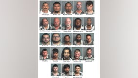 Over 20 men arrested following sting operation targeting solicitation of prostitution in Montgomery Co.
