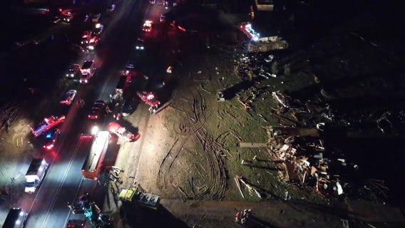 Tornadoes tear through northwest Texas town, killing 4 people and causing widespread damage