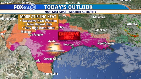 Houston weather: Excessive Heat Warning continues for Southeast Texas