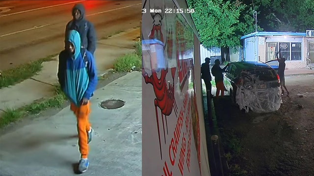 Video: Houston police searching for suspects following aggravated robbery against homeless man