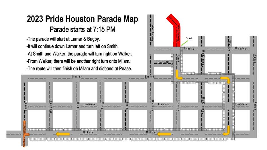 Houston Pride: What to know for parade route, time, and afterparty