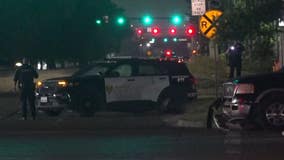 Houston PD officer hospitalized after suspected drunk driver hits patrol car