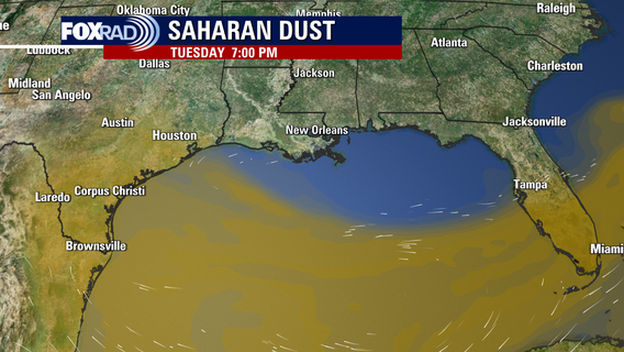 Houston weather: Saharan Dust to affect the area over the next few days