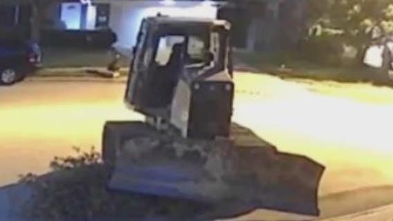 Harris County bulldozer stolen: 2 suspects accused of taking bulldozer, left it in front of someone's home