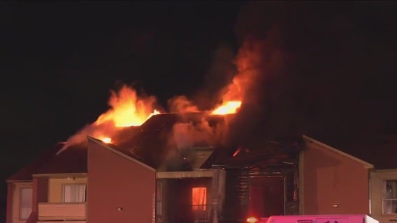 Harris County apartment fire: 1 hospitalized, 12 units damaged on Fallbrook Dr.