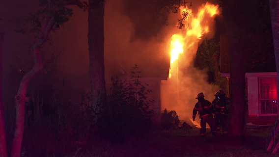 Outside fire spreads to house in Humble