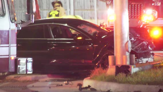 Chase involving Humble, Houston police ends in crash at Ella, Rankin: 3 injured