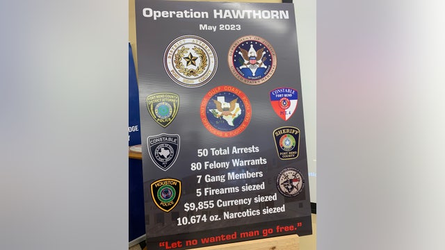 Fort Bend County Operation Hawthorn results in 50 arrests