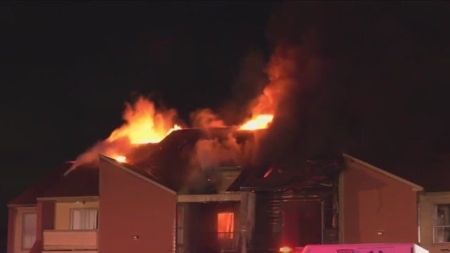 Harris County apartment fire: 1 hospitalized, 12 units damaged on Fallbrook Dr.