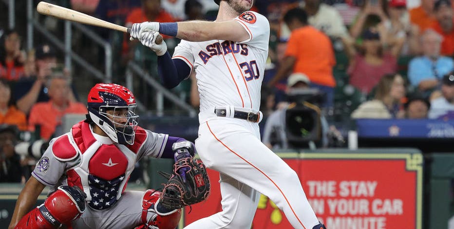 Houston Astros' Kyle Tucker named American League Player of the