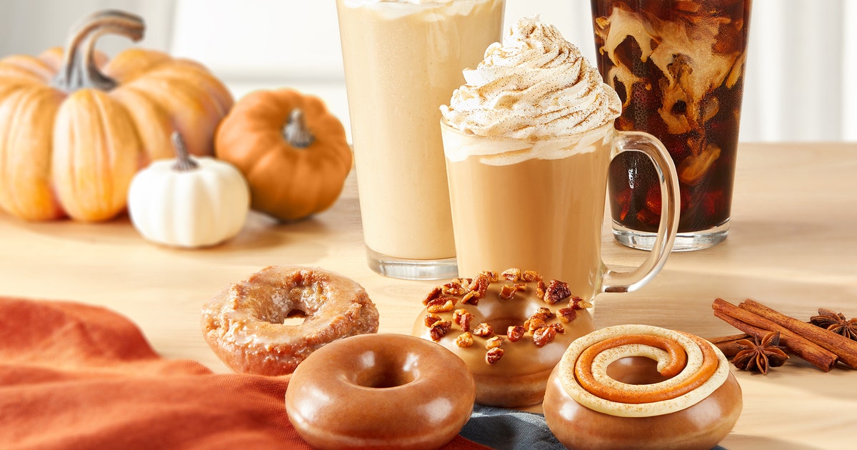 Donuts-and-coffee-from-Krispy-