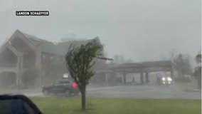 Hurricane Idalia storm chaser from Houston gets inside the eye of the storm