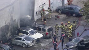 Houston fire: Building caught fire on Ashbrook Drive, several cars damaged