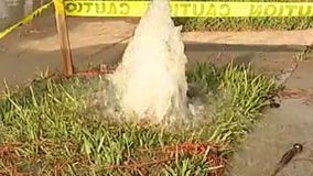 Houston residents wait almost week for city to fix ruptured water line in neighborhood