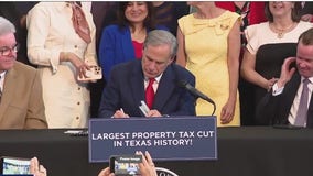 Texas leaders celebrate massive tax relief measure with ceremonial bill signing