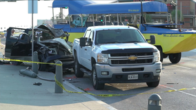 Galveston crash: Driver fleeing from hit-and-run crash, causes major collision in front of Pleasure Pier