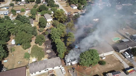 Montgomery County fire: Resident starts illegal trash fire, homes damaged in fire