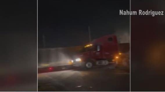 Two crashes involving trains and 18-wheelers Thursday across Houston area