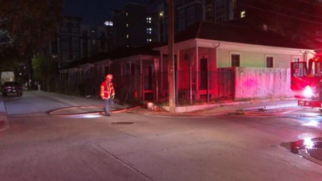 Houston fire: Empty home in historic Freedmen's Town catches fire, called 'uncommon'