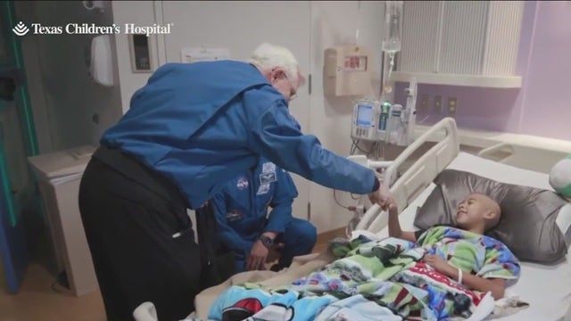 NASA astronauts visit patients at Texas Children's Hospital