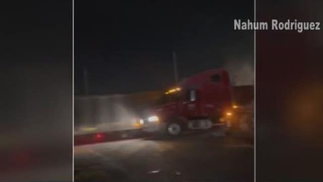 Two crashes involving trains and 18-wheelers Thursday across Houston area