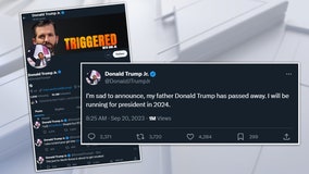 Donald Trump Jr.'s Twitter account hacked; X post claimed his father died