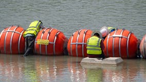 Court order allows Texas’ floating barrier on US-Mexico border to remain in place for now