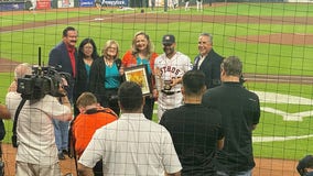 LULAC honors Astros second baseman Jose Altuve with presidential medal