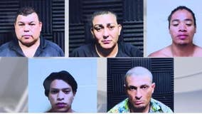 Stafford woman found tied up, blindfolded in Galveston as police arrest 5 accused kidnappers