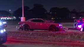 Houston chase: Driver crashes stolen Dodge Challenger into Jeep, police say