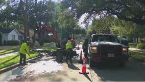 City of Houston fixes broken water line weeks after its reported