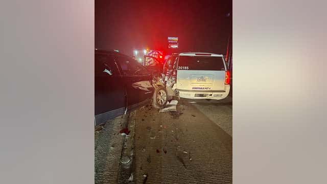 Harris County Pct. 4 constable deputy injured in crash with suspected drunk driver