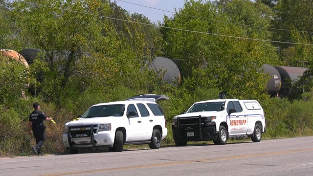 Harris County crash: Man in critical condition, life-flighted after being hit by train