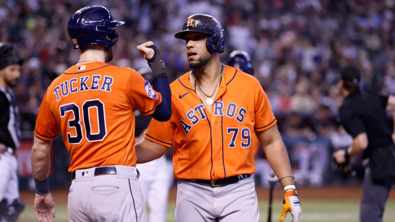 Houston Astros clinch the American League West in 8-1 win, go on