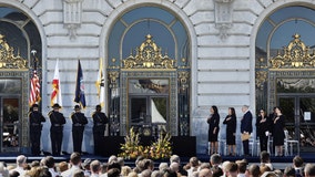 Biden praises Feinstein as defender of American values at San Francisco memorial