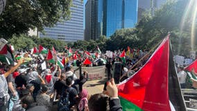 Palestinians in Houston protest as war escalates between Hamas and Israel