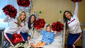 Texas Children's Hospital patients become Houston Texans cheerleaders for a day