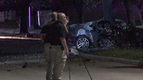Houston Crash: Driver dies after crashing into tree during a traffic stop in Sugarland