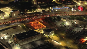 Houston traffic: I-45 North Freeway southbound lanes shut down due to fatal auto-pedestrian crash