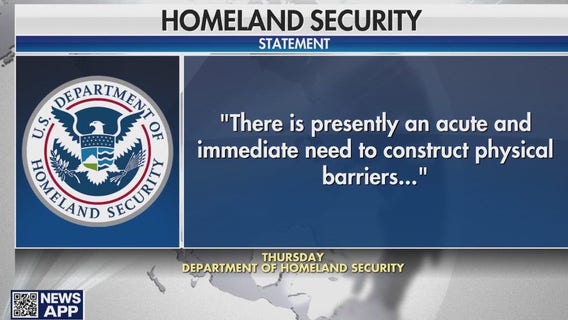 "Not another foot of border wall" . . . What's Your Point?