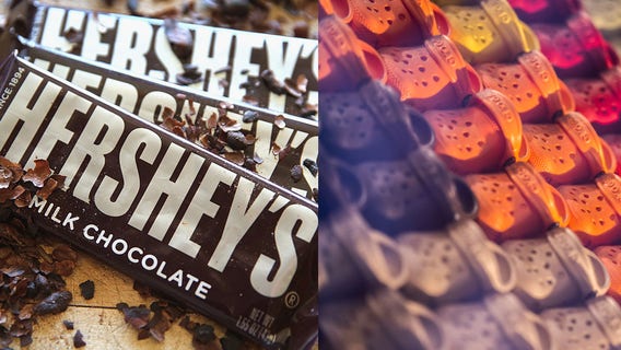 Hershey and Crocs team up for sweet shoe collaboration just in time for Halloween