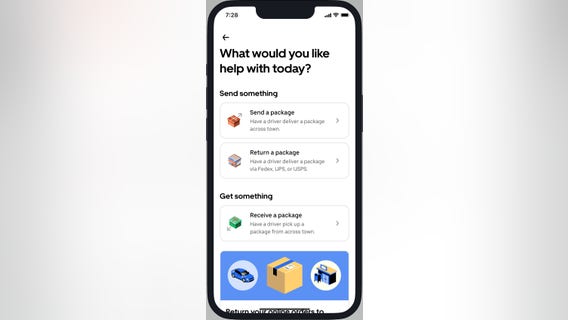 Uber package return: Ride-hailing service offering to pick up prepaid parcels for $5