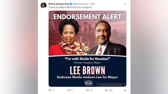 Sheila Jackson Lee announces endorsement from former Houston Mayor Lee Brown, he denies it