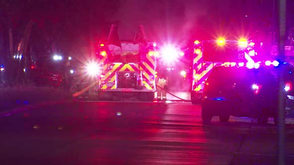 FIERY CRASH: Woman dies after car, fireworks ignite